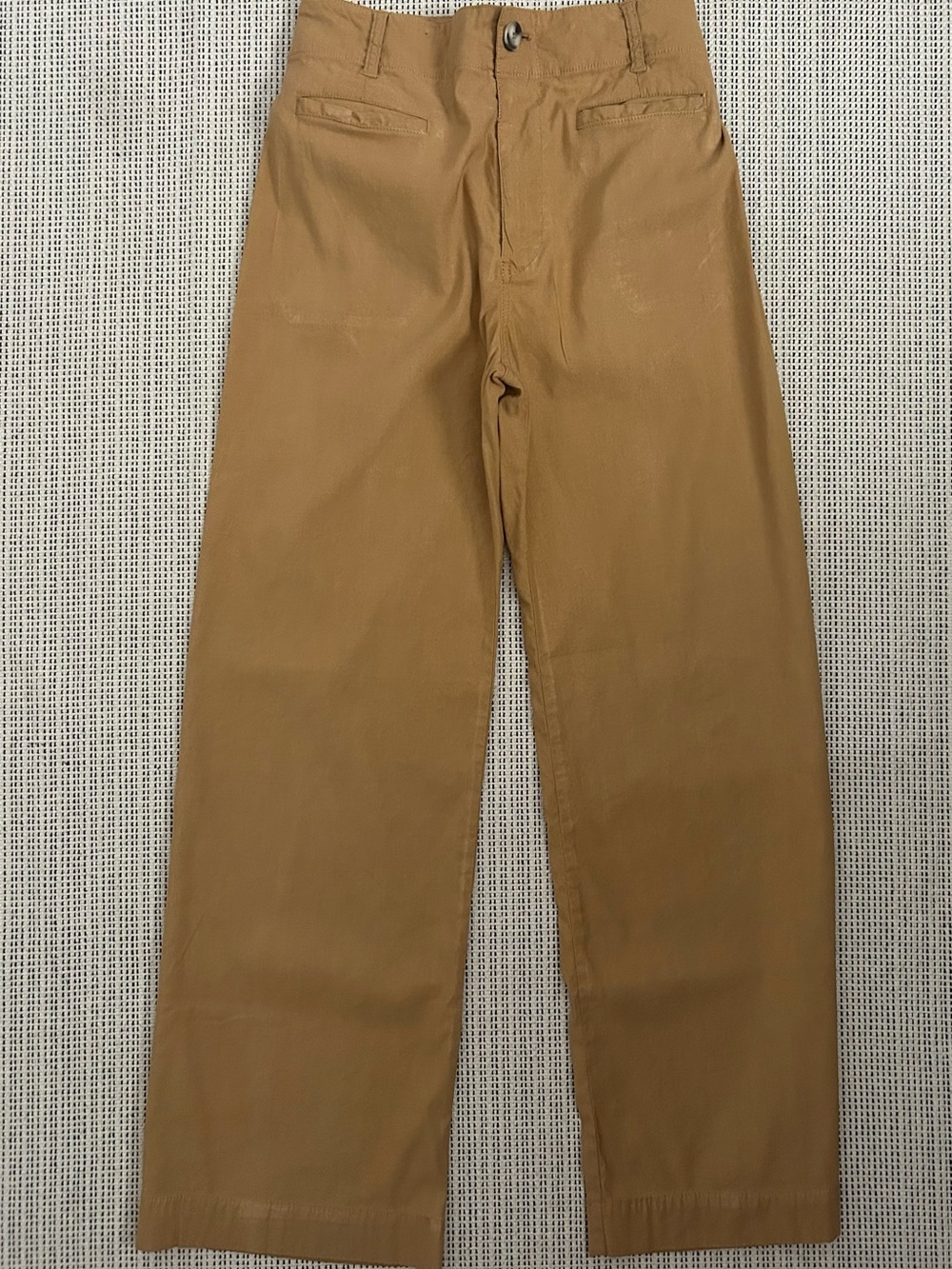 Maeve Straight-Leg Pants in Camel